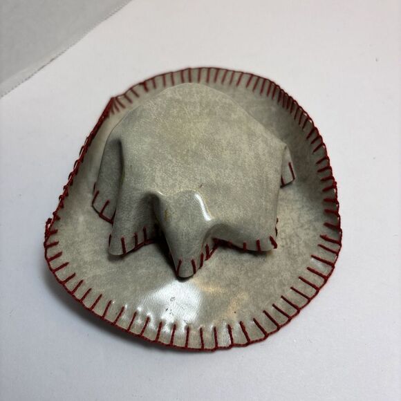 1930a CELLULOID KEWPIE TYPE DOLL SHOT GLASS  HOLDER GRAY OVERALLS SIDEWARD EYES - Picture 12 of 12